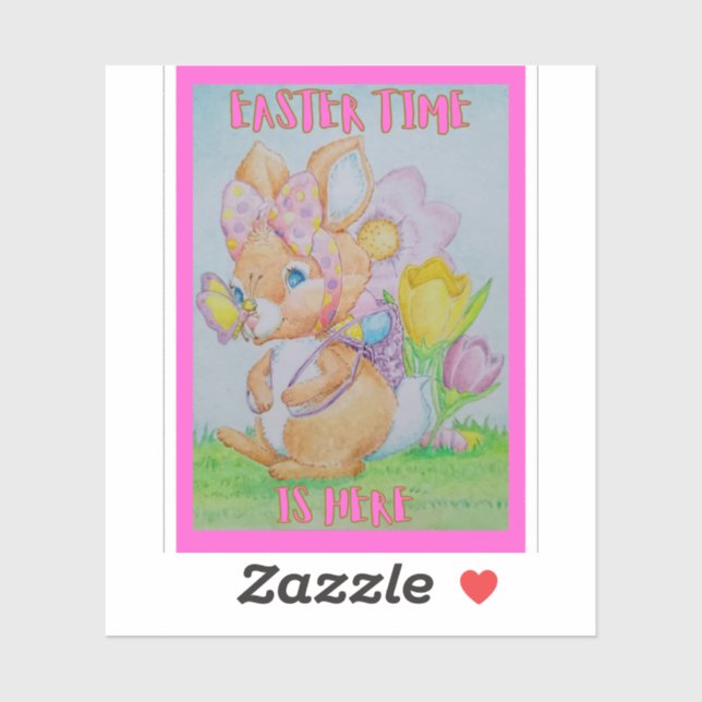 Sticker für Kinder im Ostern (Blatt)