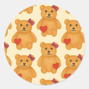 Sticker für klassische Teddy-Bären