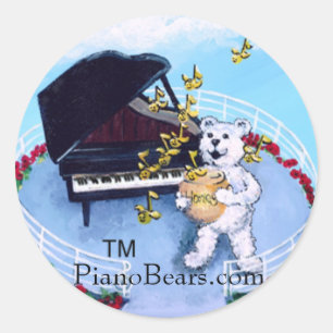 Sticker für Klavierbären