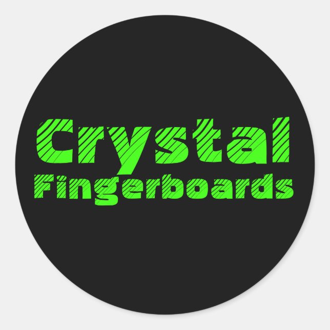 Sticker für Kristallabnehmer (Vorderseite)