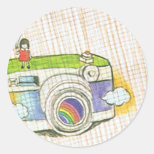 Sticker für Mädchen und Kamera