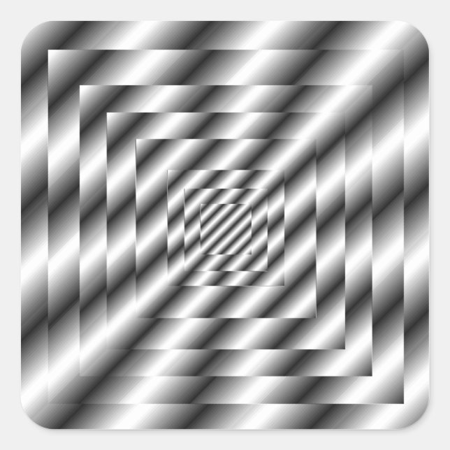 Sticker für optische Silber-Illusion (Vorderseite)