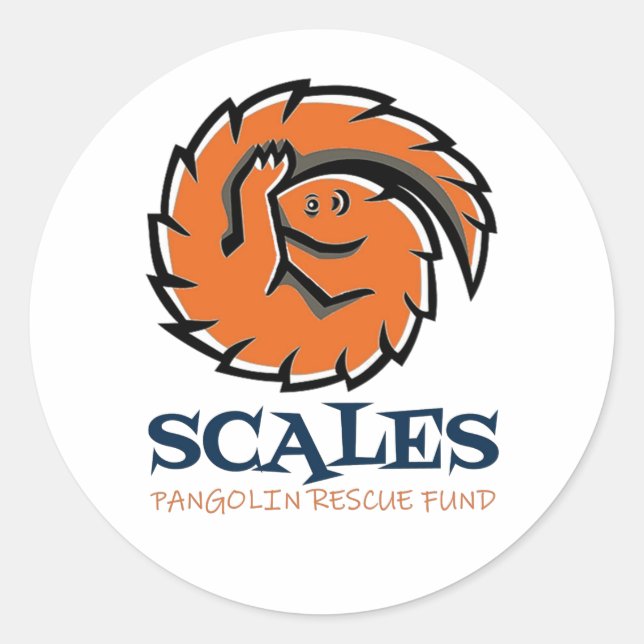 Sticker für Pangolin-Rettungsfonds (Vorderseite)