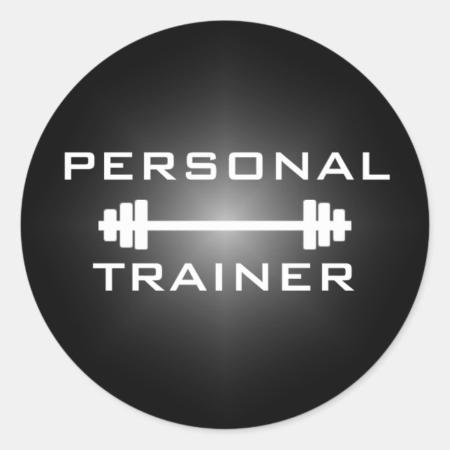 Sticker für Personal Trainer oder Fitness Center (Vorderseite)