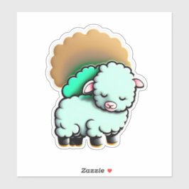 Sticker für Schafe zur Feier