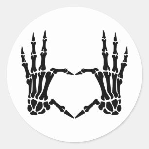Sticker für Skeletthandschuhe
