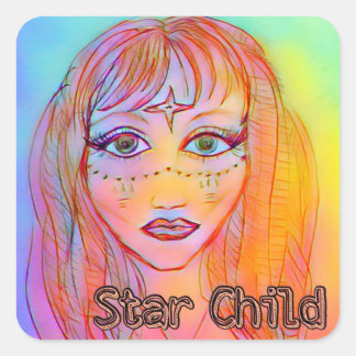 Sticker für Star Child Scrapbooking