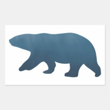 Sticker für tiefblaue Polar