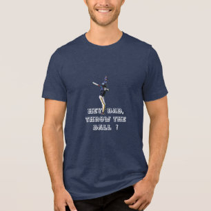 Sticker für Vater und Sohn Baseball - Tag des Vate Tri-Blend Shirt