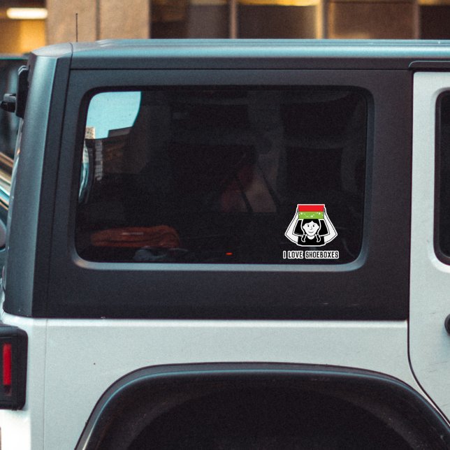 Sticker für Vinyl Car-Fenster der Shoebox-Familie  (Von Creator hochgeladen)