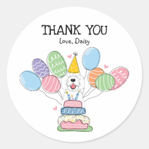 Sticker für White Sheepadoodle