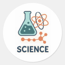 Sticker für wissenschaftliche Fachgebiete - Flasch