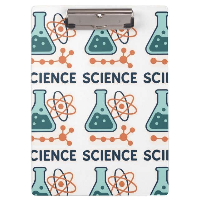 Sticker für wissenschaftliche Fachgebiete - Flasch Klemmbrett (Vorderseite)