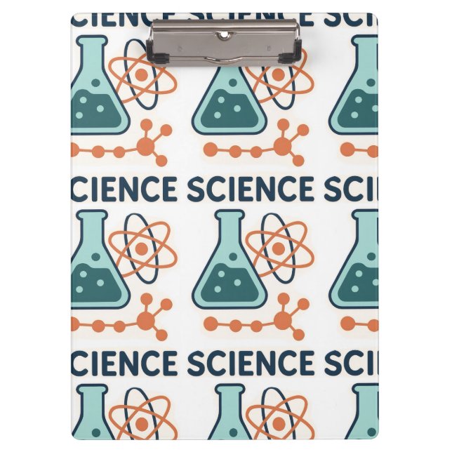 Sticker für wissenschaftliche Fachgebiete - Flasch Klemmbrett (Vorderseite)
