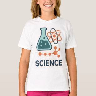 Sticker für wissenschaftliche Fachgebiete - Flasch T-Shirt