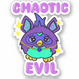 Sticker Furie maléfique chaotique
