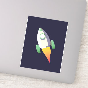 Sticker Fusée spatiale