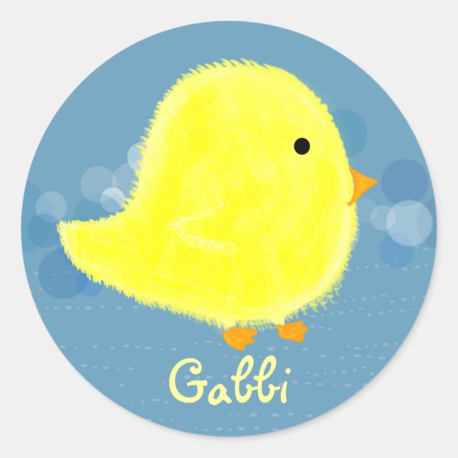 Sticker Gabbi Cute Baby Chick (Devant)