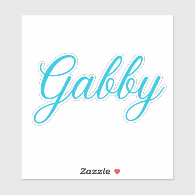 Sticker Gabby (Feuille)