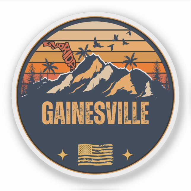 Sticker Gainesville, Floride  (Devant)