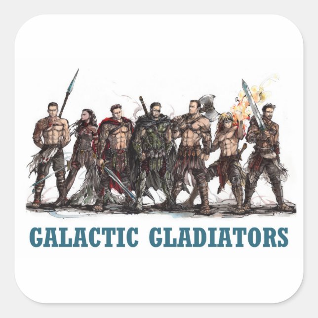 Sticker Galactique Gladiateurs (Devant)