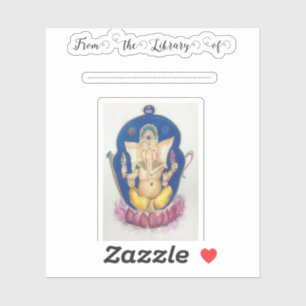 Sticker Ganesha Elephant Maureen Girard