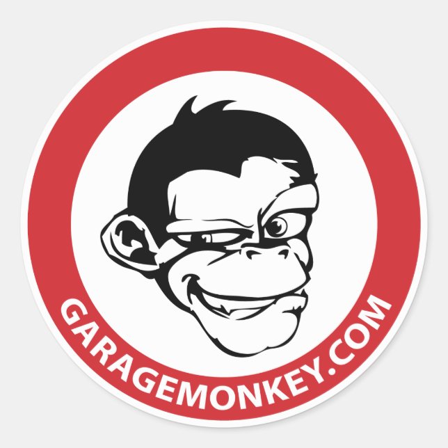 Sticker GarageMonkey (Devant)