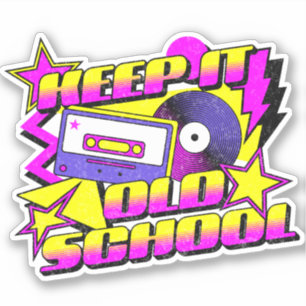 Sticker Gardez l'ancienne école