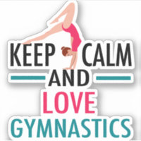 Gardez le calme Amour Gymnastique Belle Gymnaste