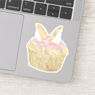 Sticker Gâteau aux papillons