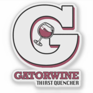 Sticker Gatorwine Funny Cadeau