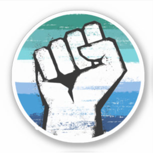 Sticker Gay Male Pride Premier cercle Imprimer