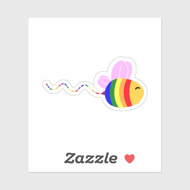 Sticker Gay pride (Feuille)