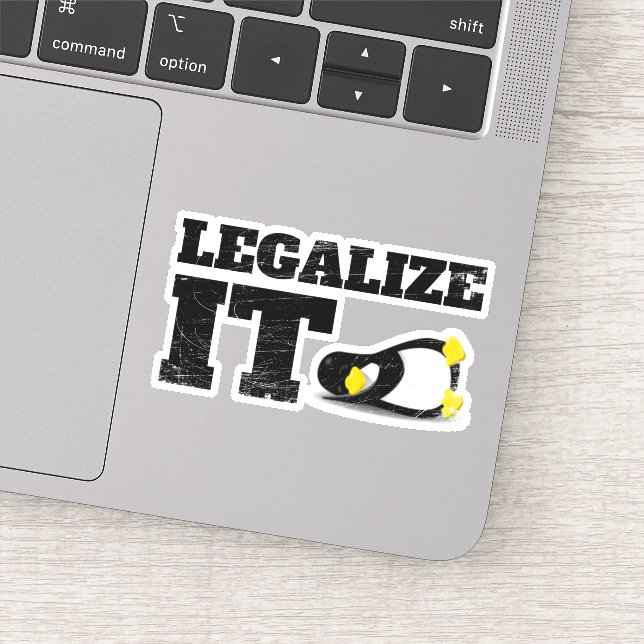 Sticker Geek du programmeur de logiciel informatique Linux (Détail)