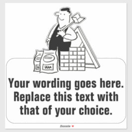 Sticker Générale Maison Builder Promotion