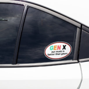 Sticker Génération X : Notre musique est meilleure