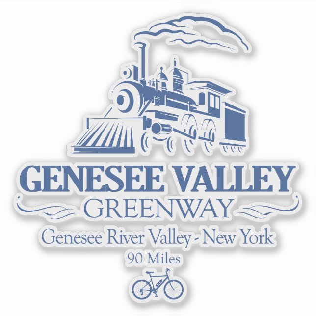 Sticker Genesee Valley Greenway (RT) (Devant)