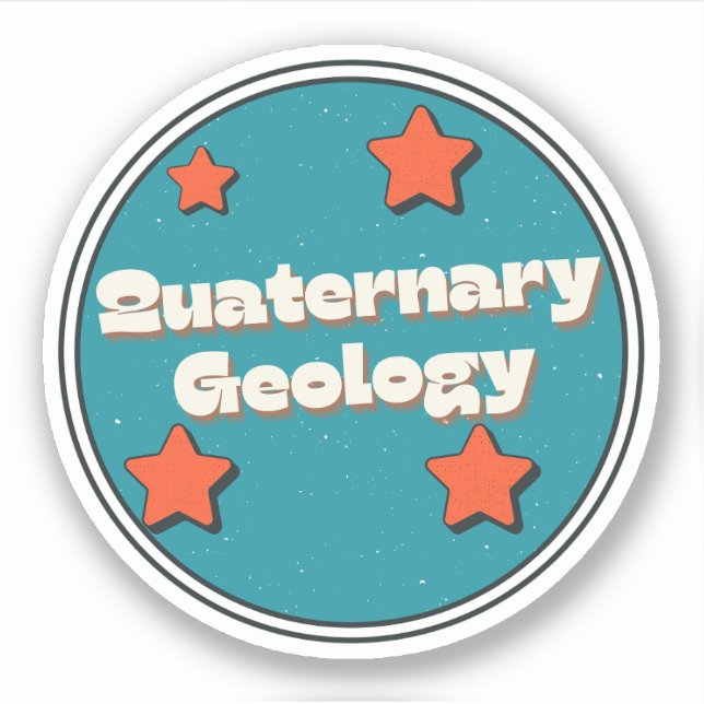 Sticker Géologie quaternaire (Devant)