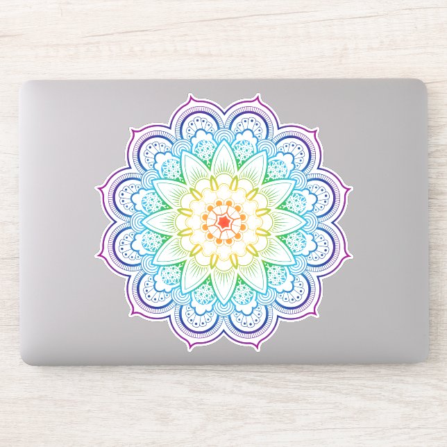 Sticker géométrique Mandala (Ordinateur)