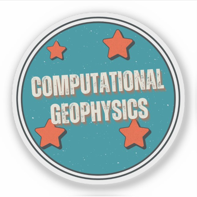 Sticker Géophysique computationnelle (Devant)