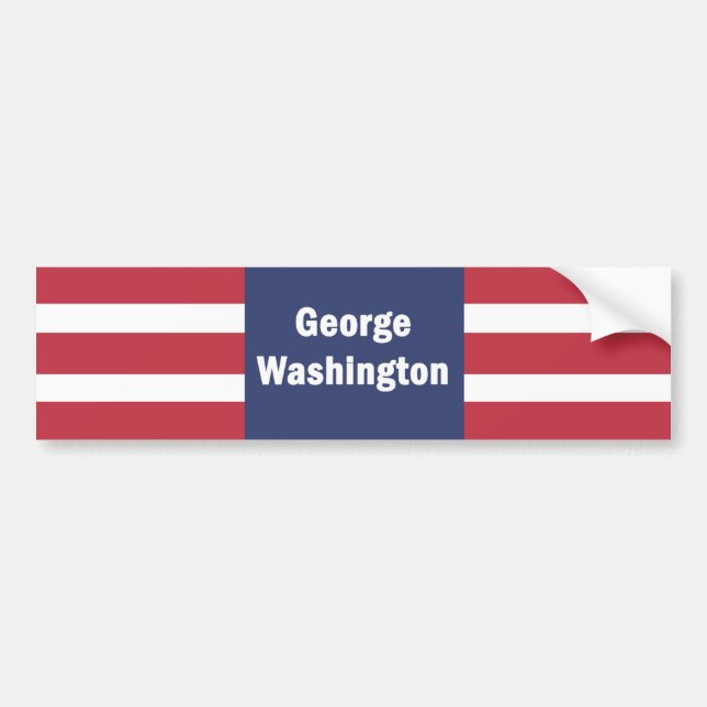 Sticker George Washington Bumper (Devant)
