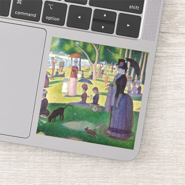 Sticker Georges Seurat - Un dimanche sur La Grande Jatte (Détail)