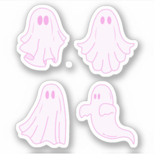 Sticker Ghost, Ghoul, Stickers Halloween