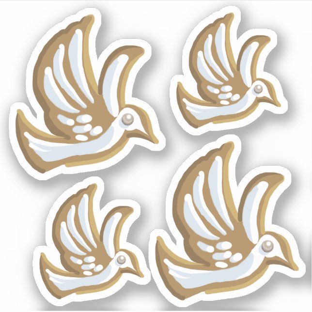 Sticker Gingerbread Cookie / 4 Doses (Devant)
