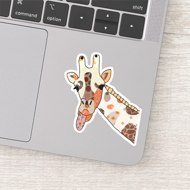 Sticker Girafe de Patchwork (Détail)