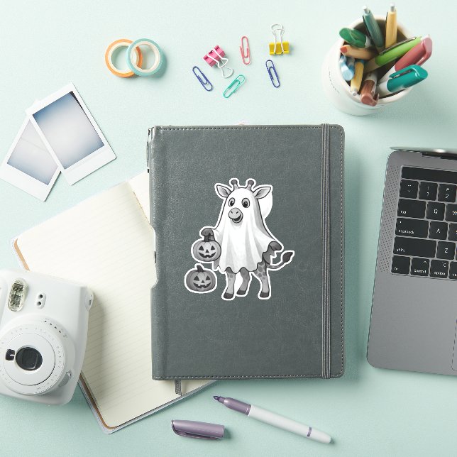 Sticker Giraffe Boo Halloween Classic T-Shirt_3 (Couverture iPad)