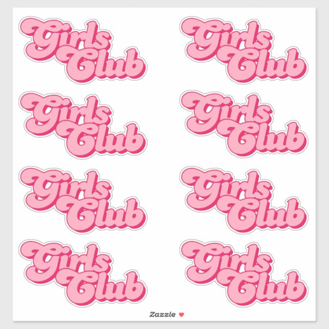 Sticker Girls Club (Feuille)
