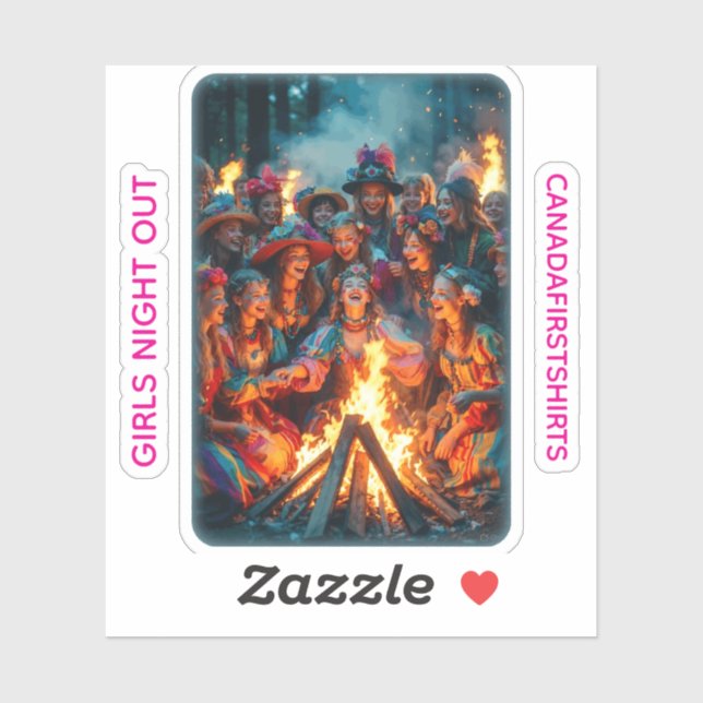 STICKER GIRLS NIGHT OUT (Feuille)