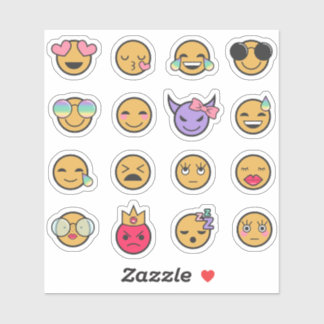 Sticker Girly Cute Emojis
