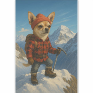 Sticker Gizmo Conquers Mont Blanc – The Alpine Adventure